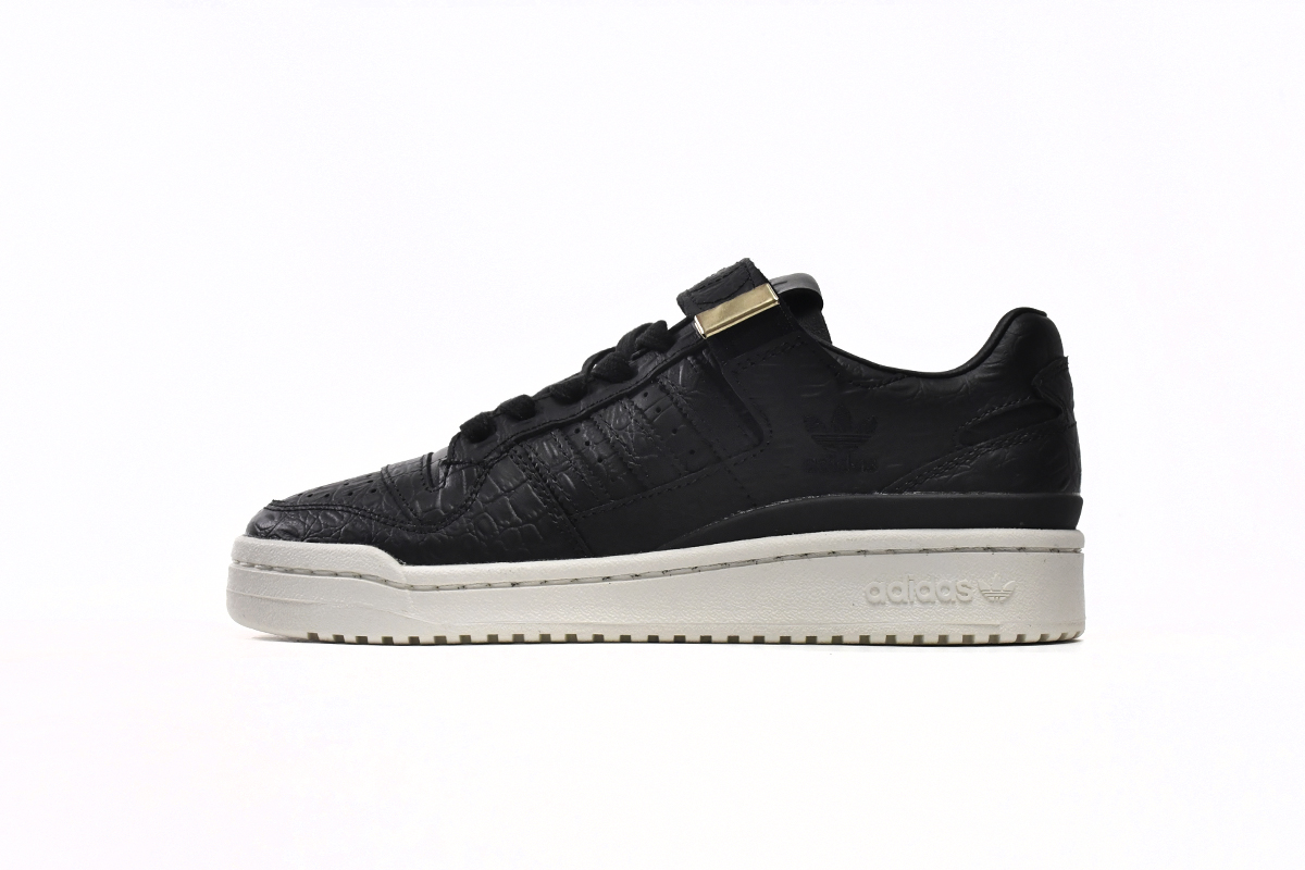 Adidas Forum 84 Low 'Croc Skin - Black' Shoes | Limited Edition