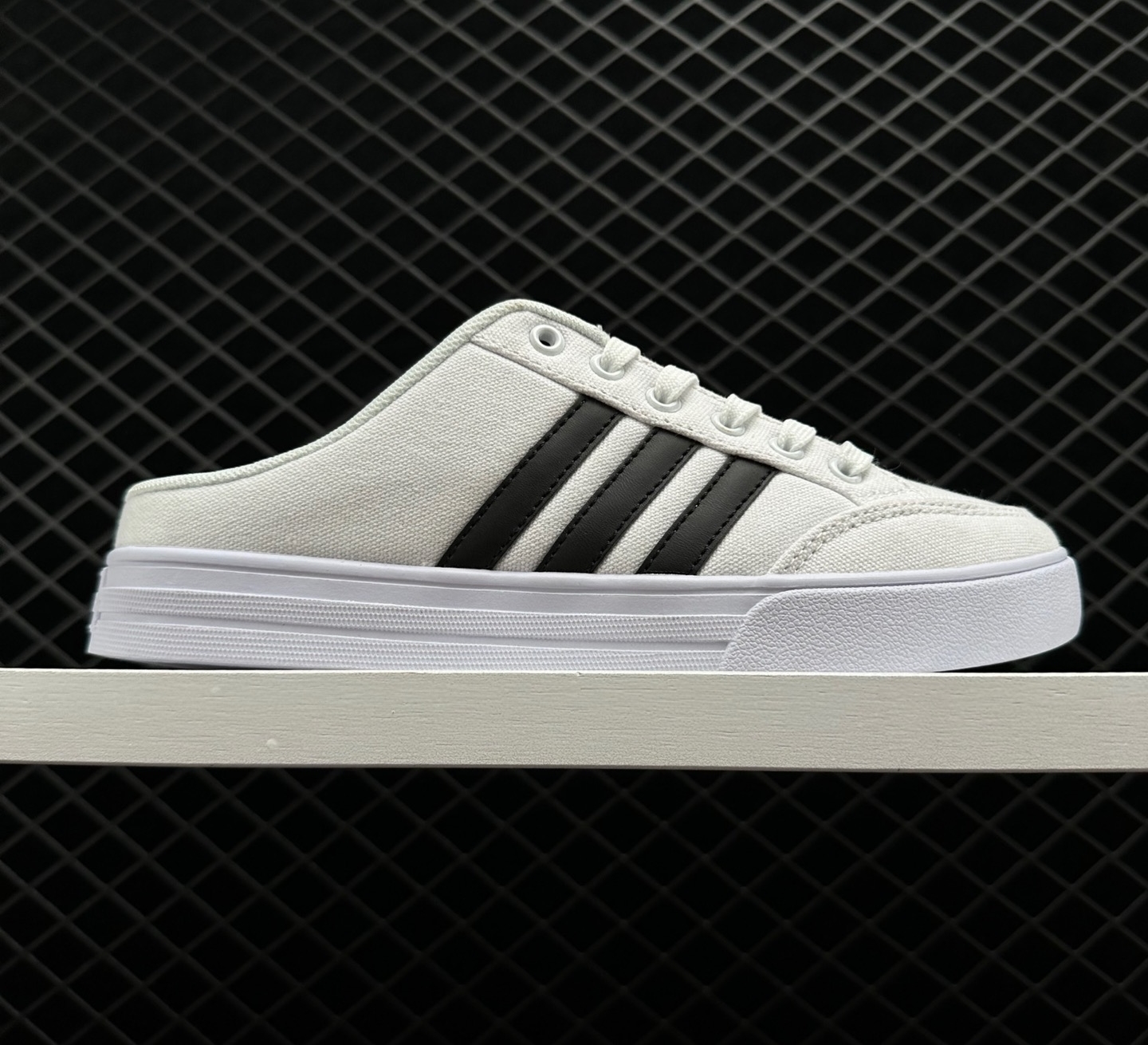 Adidas VS Set Mule White Black FX4849: Sleek and Stylish Footwear