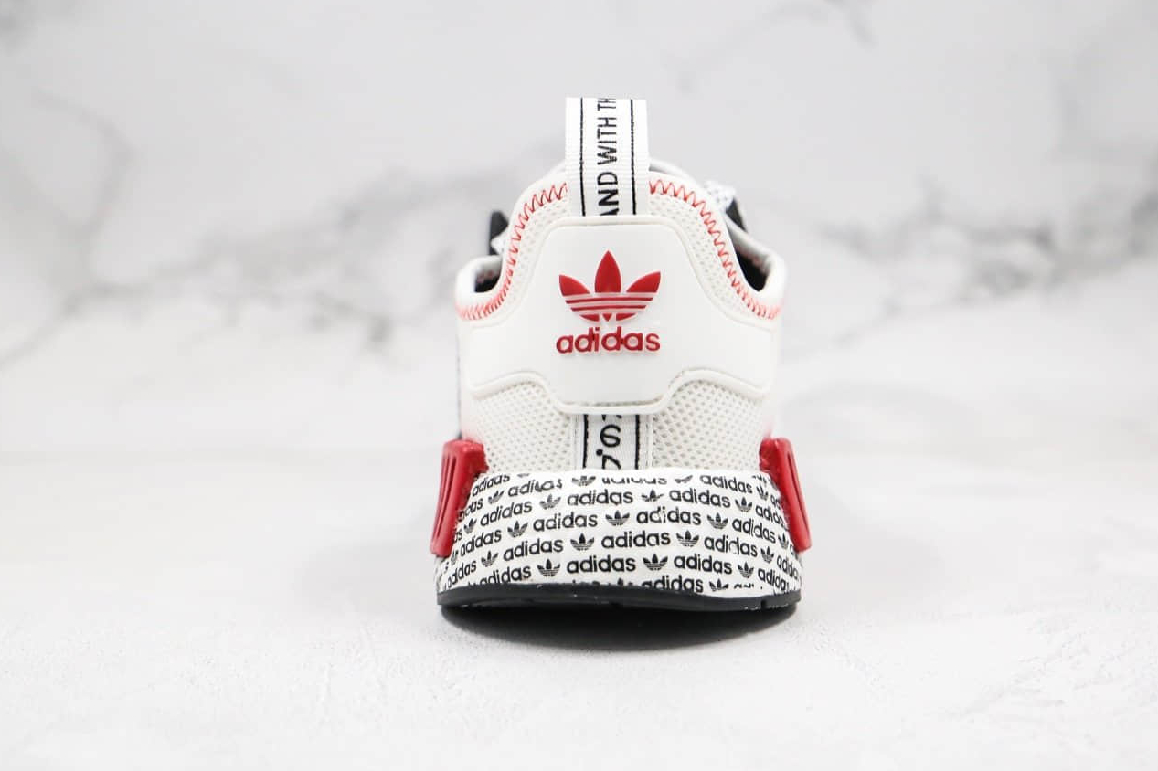 Adidas NMD_R1 Print Boost - White Black Red FV7848 | Shop Now!