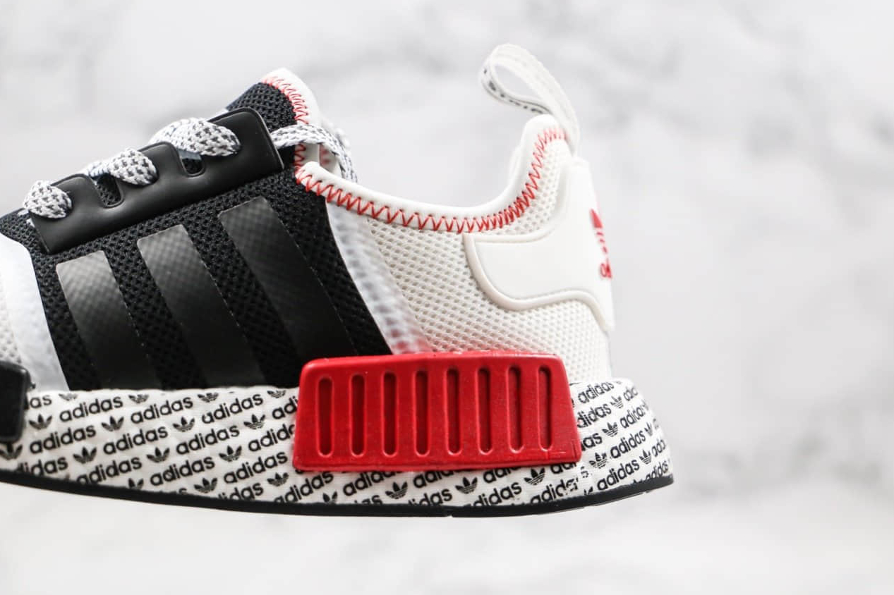 Adidas NMD_R1 Print Boost - White Black Red FV7848 | Shop Now!