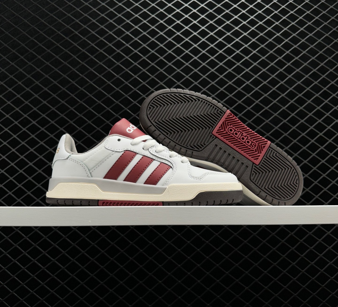 Adidas Neo Entrap White Red FW3462 - Stylish Sneakers with a Pop of Red