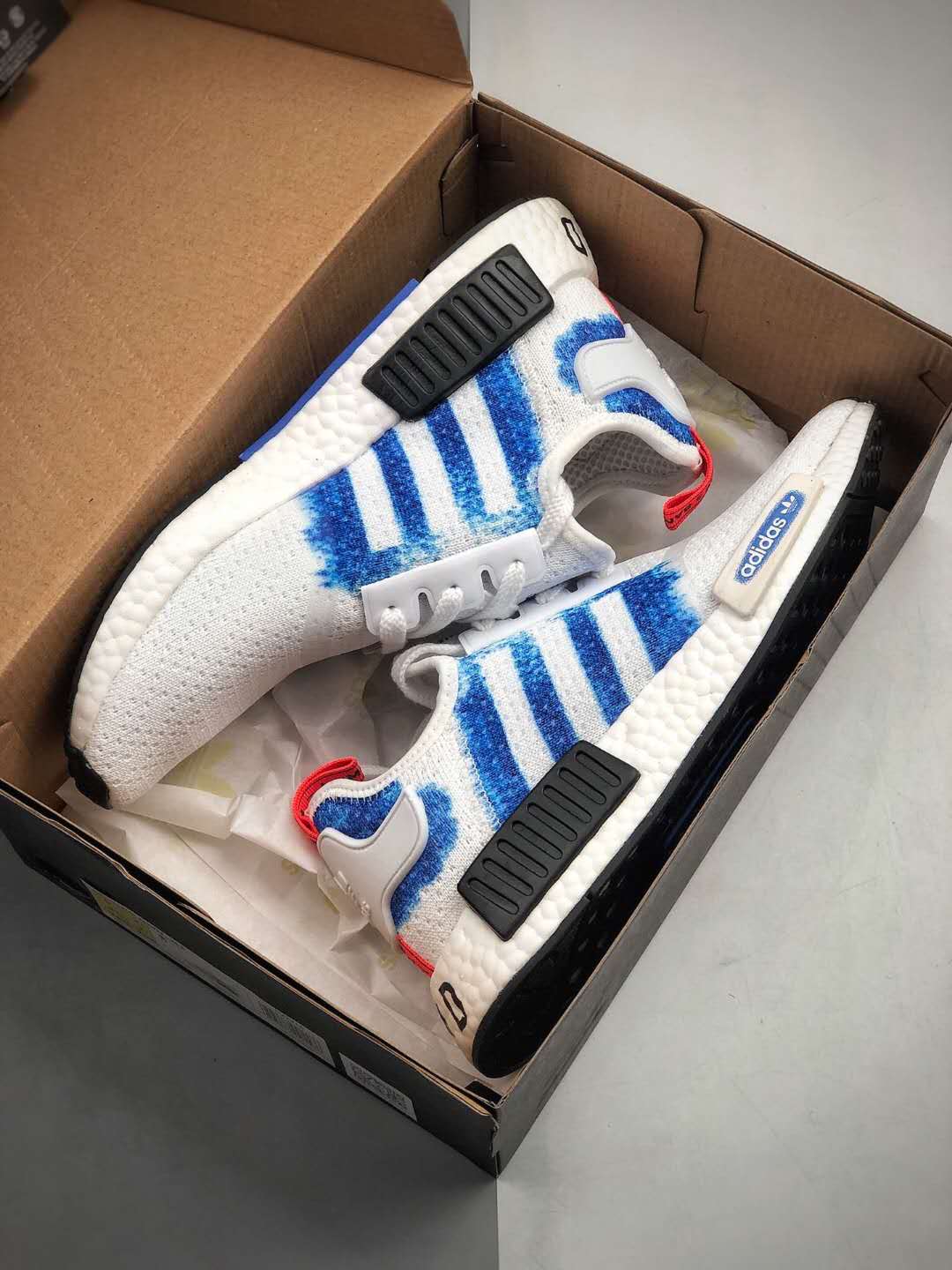 Adidas NMD_R1 'Stencil Pack - Bold Blue' G27916 - Trendy Urban Sneakers