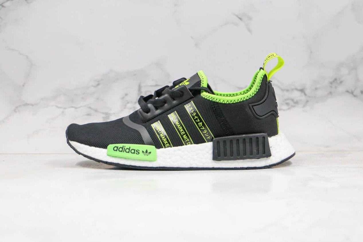 Adidas NMD_R1 Black Signal Green FX1032 - Shop Online at Best Prices