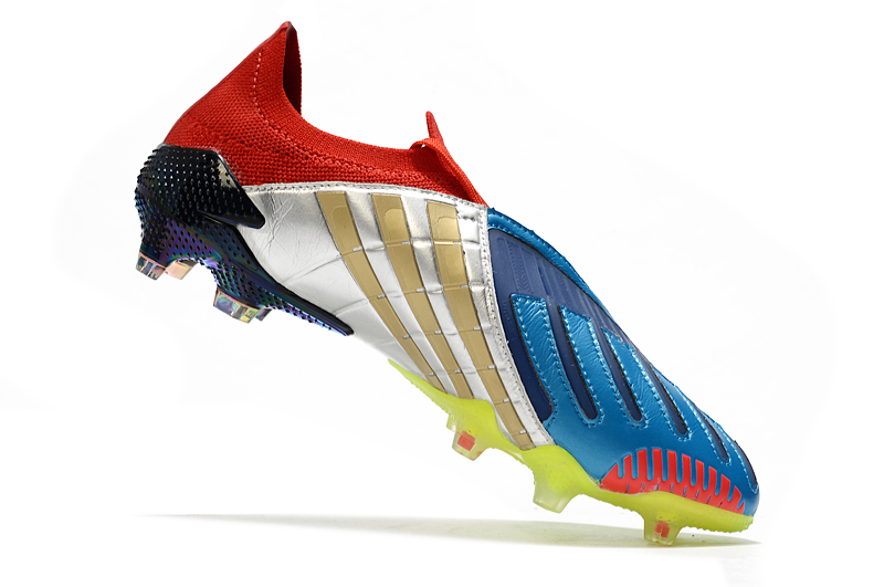 Adidas Predator Archive Limited Edition FG: Blue/Black/Red - High-Performance Football Boots