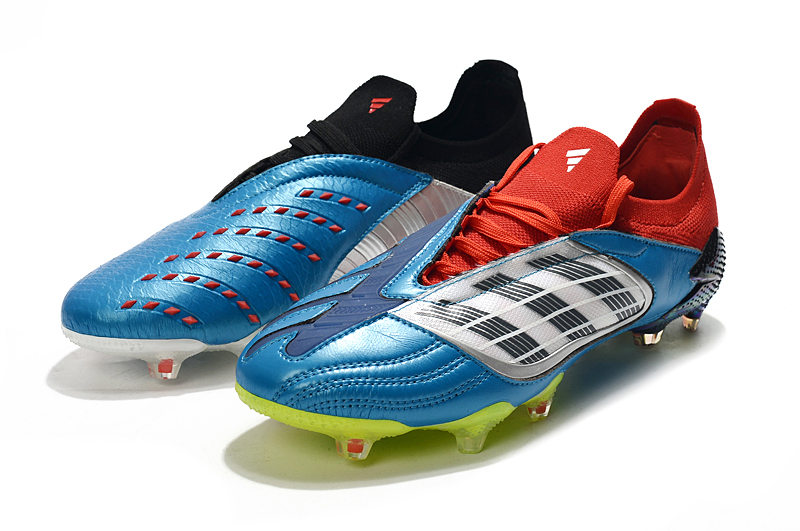Adidas Predator Archive Limited Edition FG: Blue/Black/Red - High-Performance Football Boots