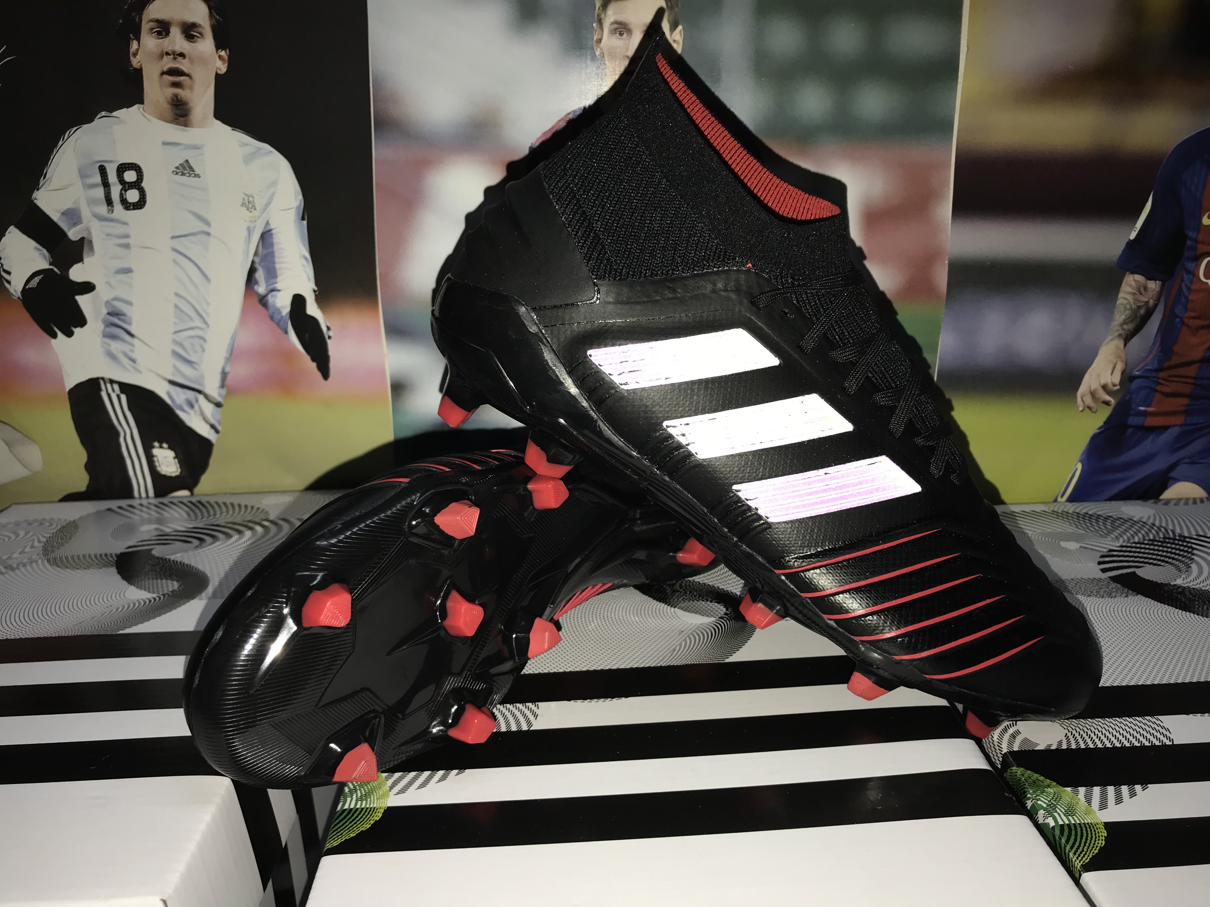 Adidas Predator 19.1 FG 'Black Active Red' BC0551 - Elite Performance Football Boots