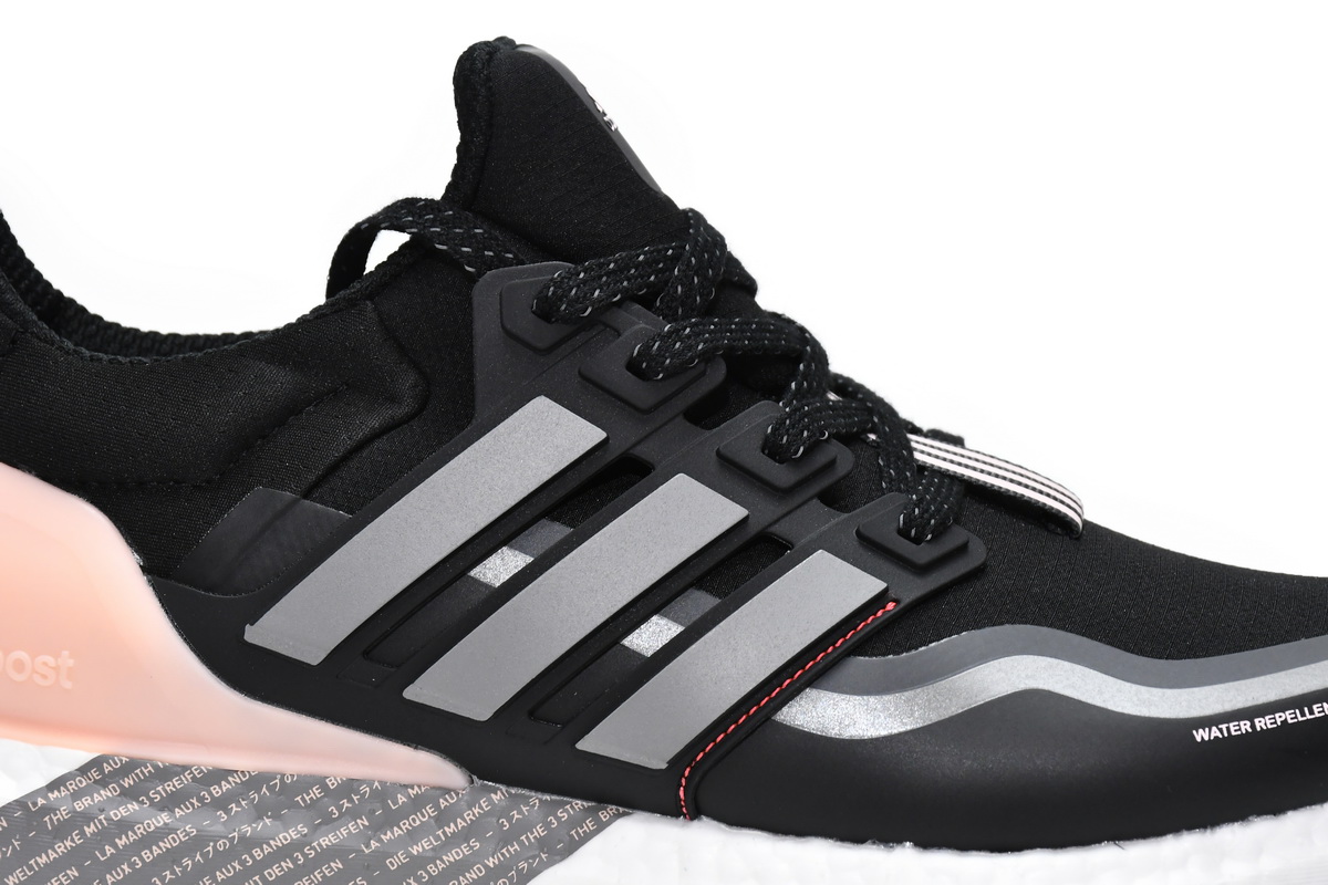 Adidas UltraBoost Guard Black Grey Pink FU9465 - Stylish and Comfortable Running Shoes