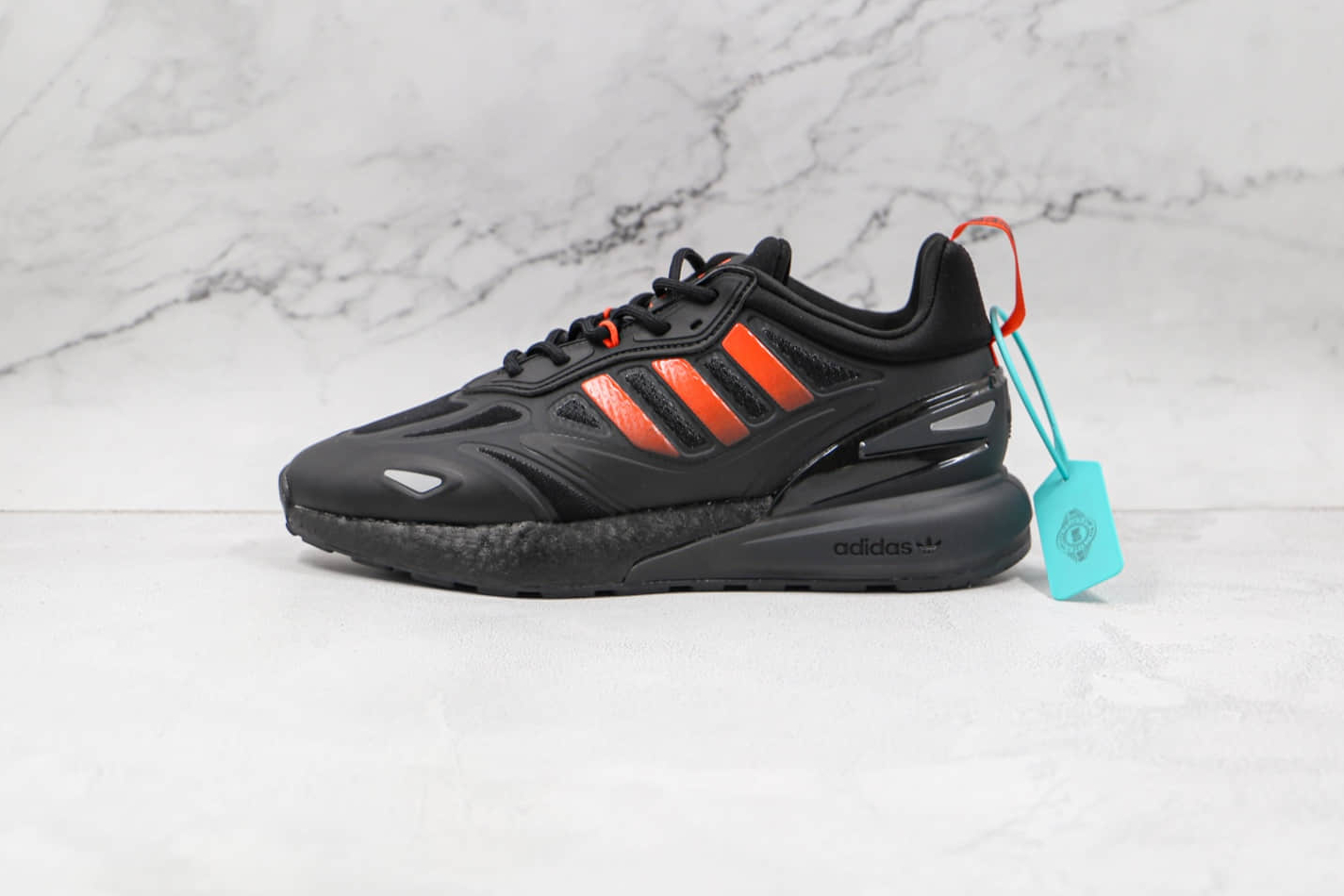 Adidas ZX 2K Boost 2.0 Black Solar Red: Shop the Latest Adidas Sneakers