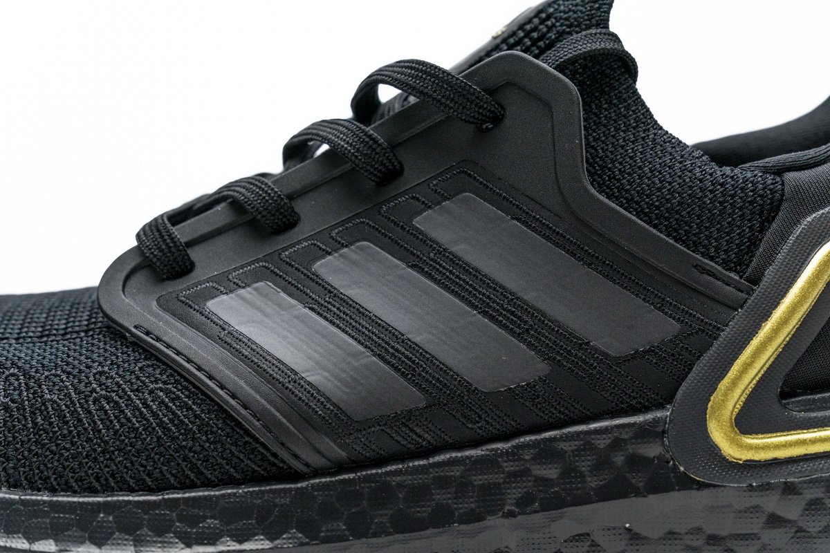 Adidas Ultraboost 20 'Black And Gold Metallic' EG0754 - Stylish and Performance-focused Footwear