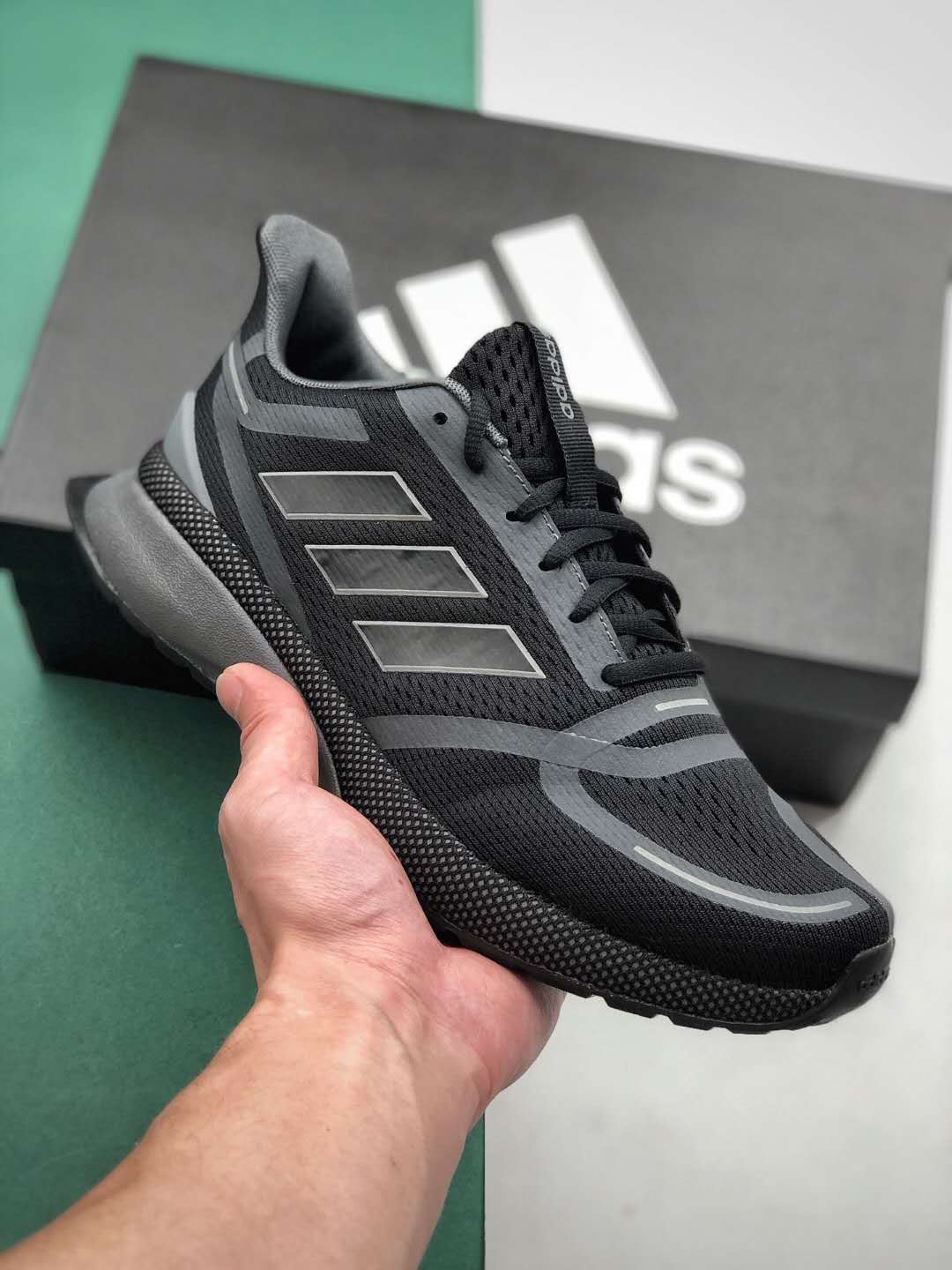 Adidas Nova Run Core Black Grey EE9267 | Shop the Latest Adidas Running Shoes