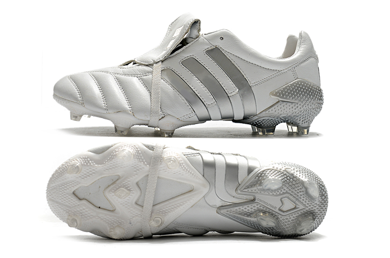 Adidas Predator Mania FG White Silver - Top Quality Football Cleats