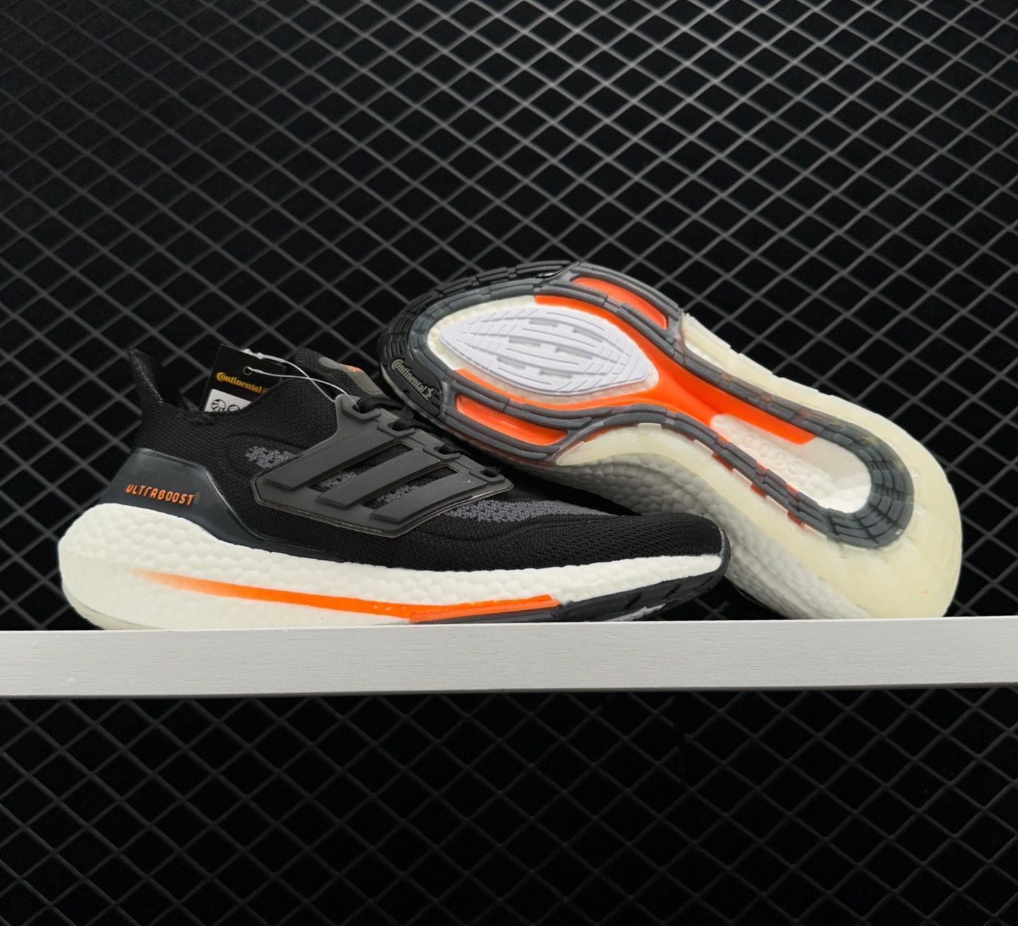 Adidas UltraBoost 21 'Black Screaming Orange' FY0389 - Stylish and Dynamic Footwear