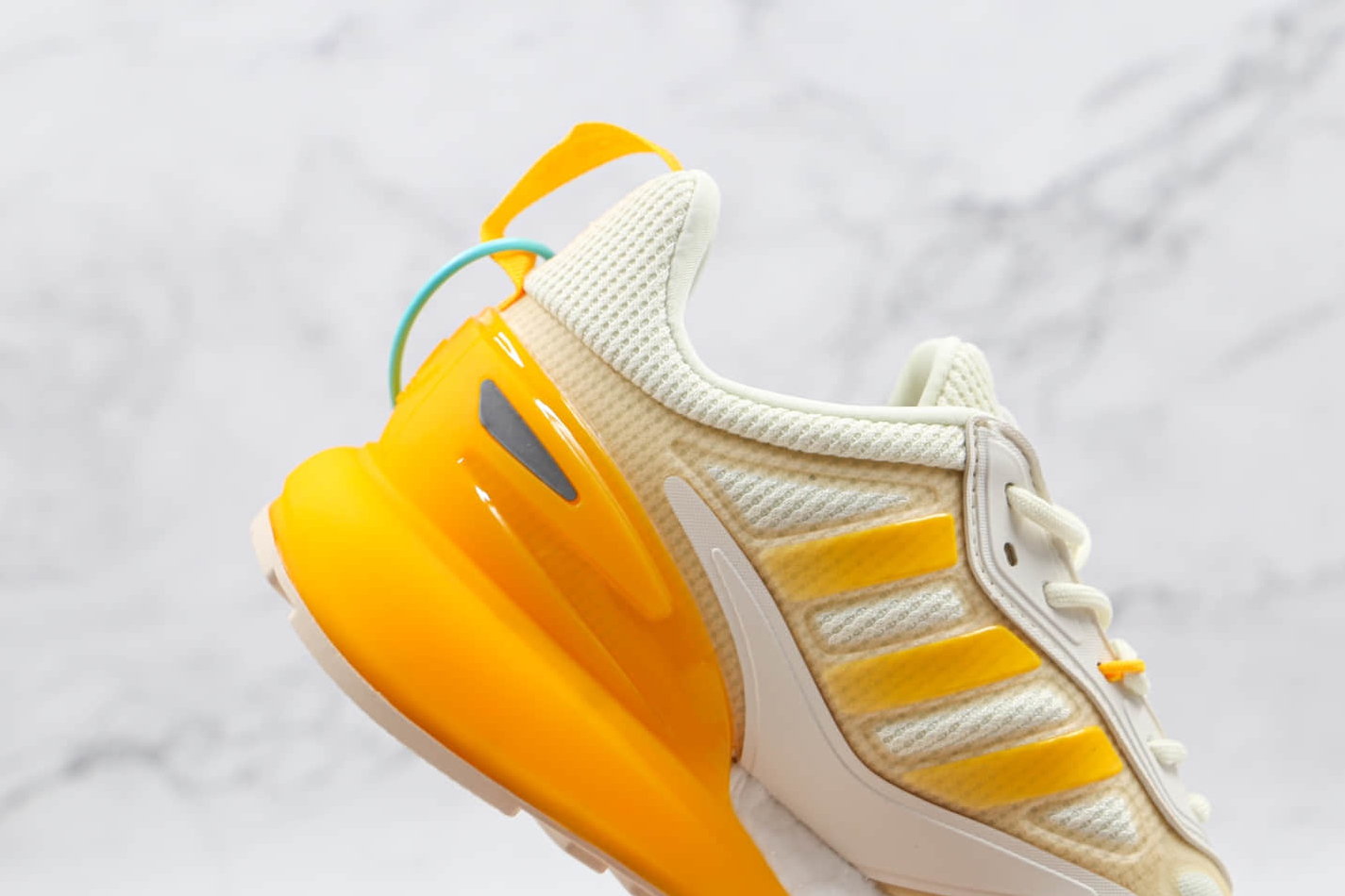 Adidas ZX 2K Boost 2.0 Wonder White Orange Tint GZ7823 - Stylish Sneakers for Athletes