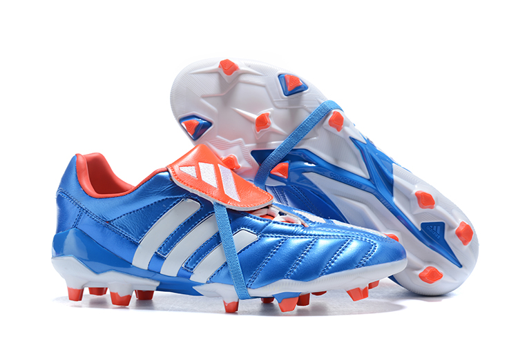 Adidas Predator Mania FG Football Boots - Royal Blue White | Professional-Grade Footwear
