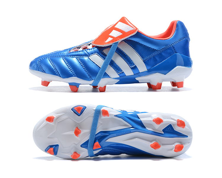 Adidas Predator Mania FG Football Boots - Royal Blue White | Professional-Grade Footwear