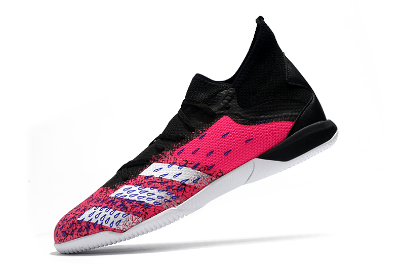 Adidas Predator Freak.3 IC Pink Black White - Ultimate Indoor Soccer Cleats