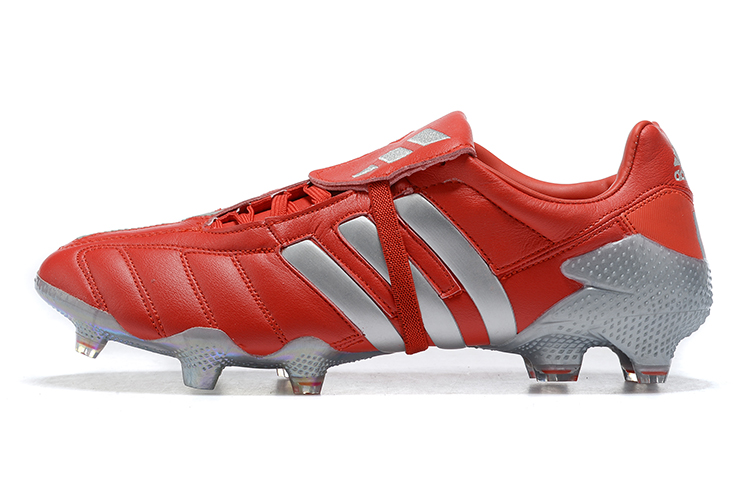 Adidas Predator Mania FG Tormentor Red Metallic Silver | Superior Soccer Cleats
