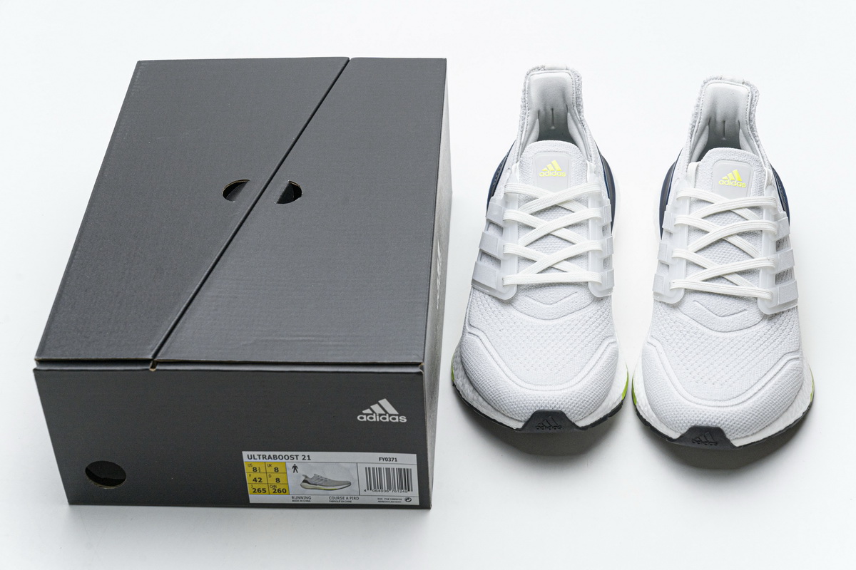 Adidas UltraBoost 21 'Crystal White' FY0371 - Premium Performance Footwear
