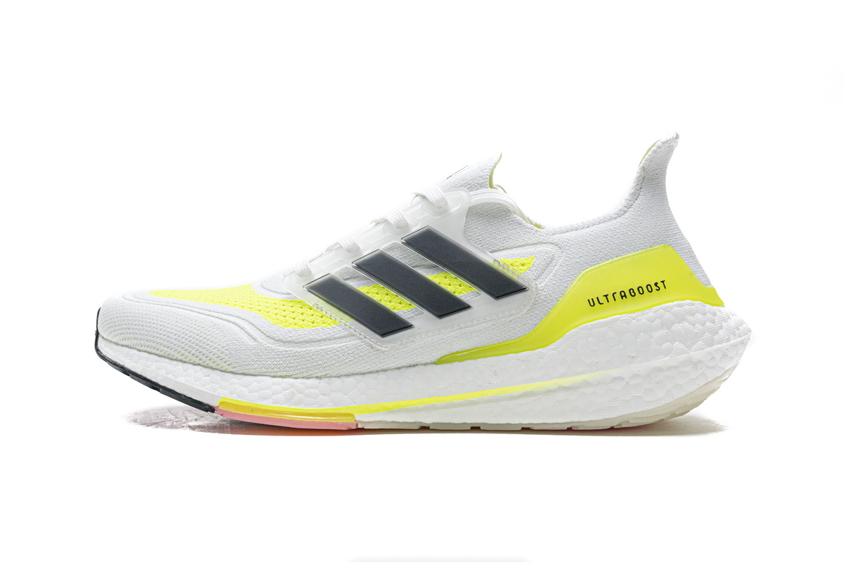 Adidas UltraBoost 21 'White Solar Yellow' FY0377 - The Ultimate Running Sneakers