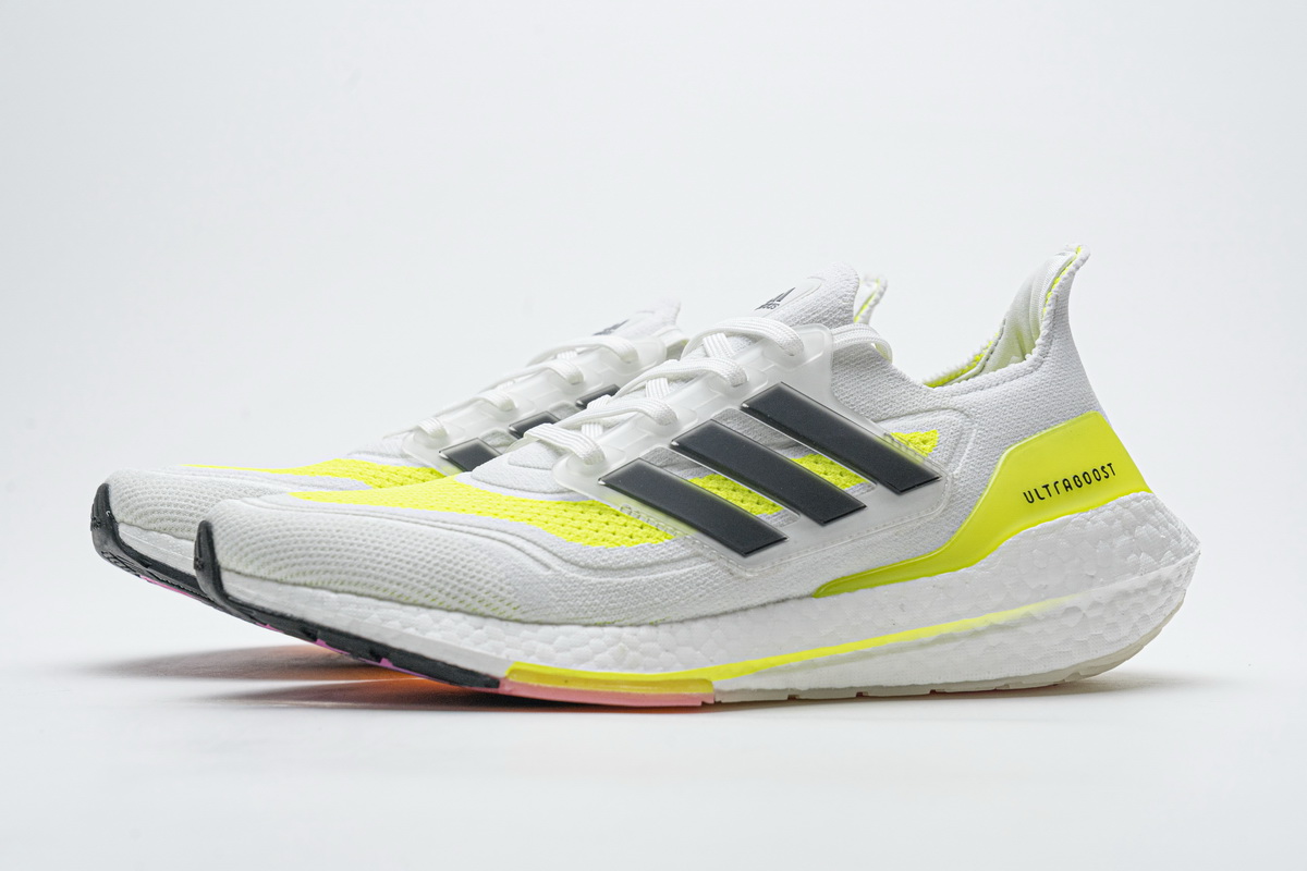 Adidas UltraBoost 21 'White Solar Yellow' FY0377 - The Ultimate Running Sneakers