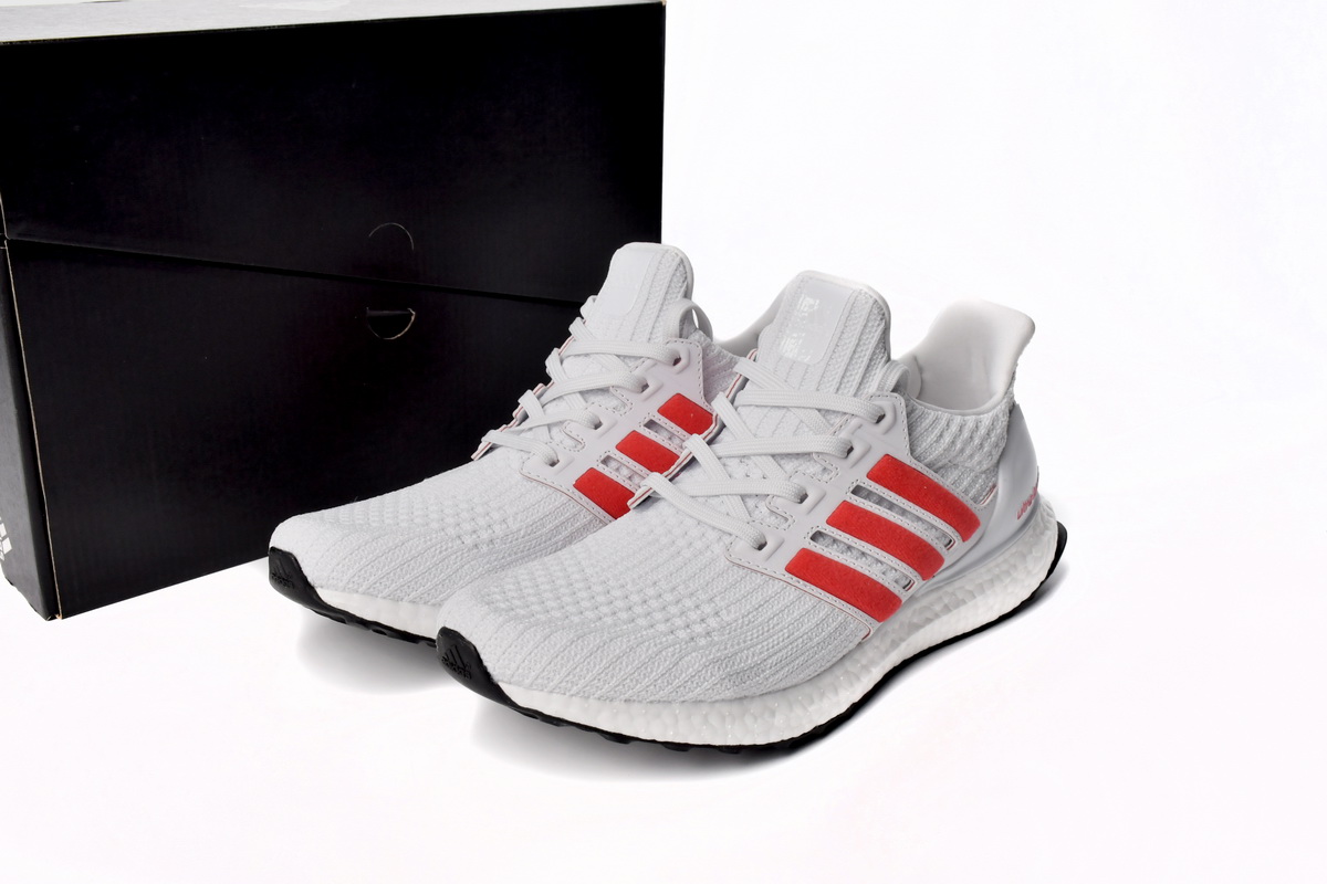 Adidas UltraBoost 4.0 DNA White Scarlet FY9336 - Stylish & Comfortable