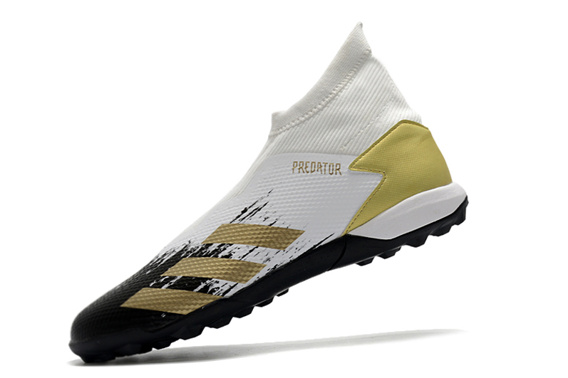 Adidas Predator 20.3 Laceless TF: White Gold Black | 80 Max Characters