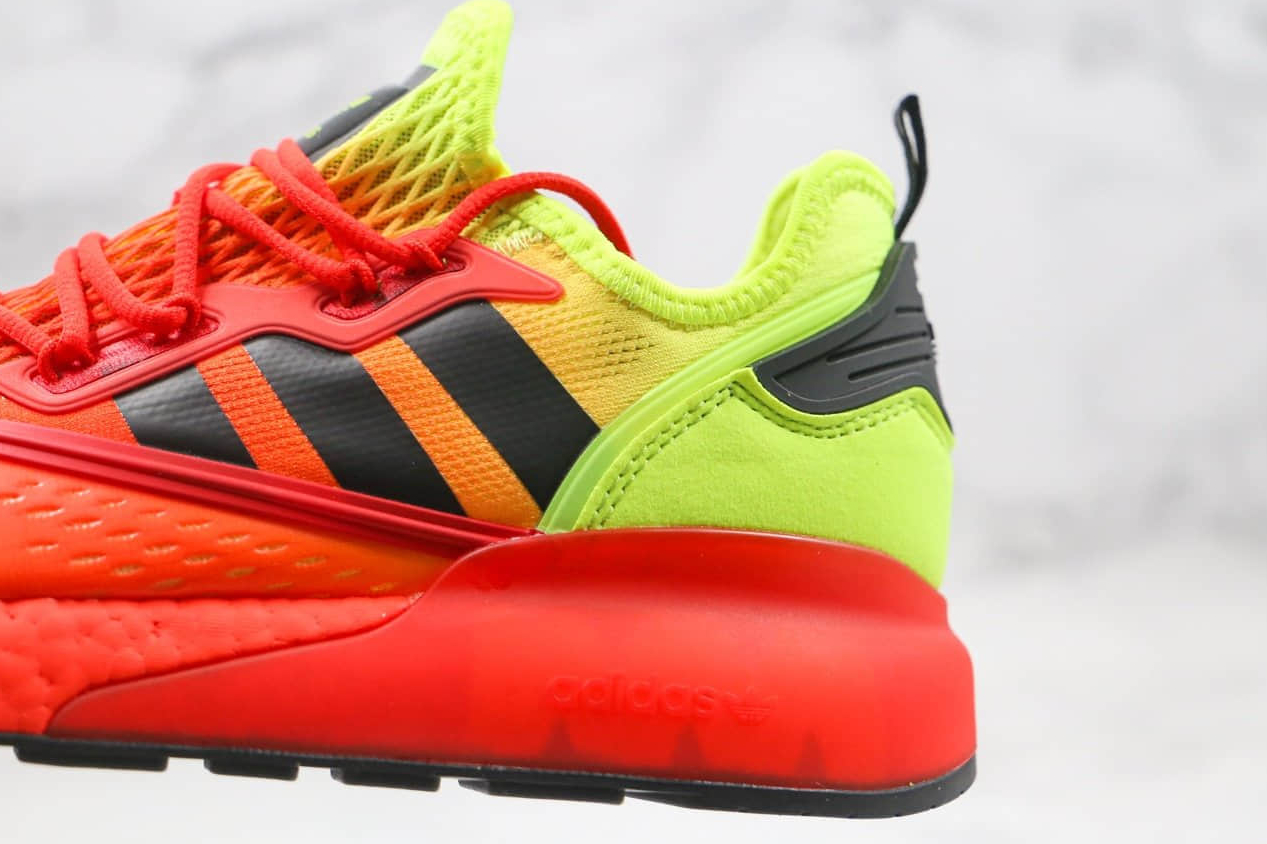 Adidas ZX 2K Boost 'Solar Yellow Red' FW0482 - Stylish and Comfortable Footwear