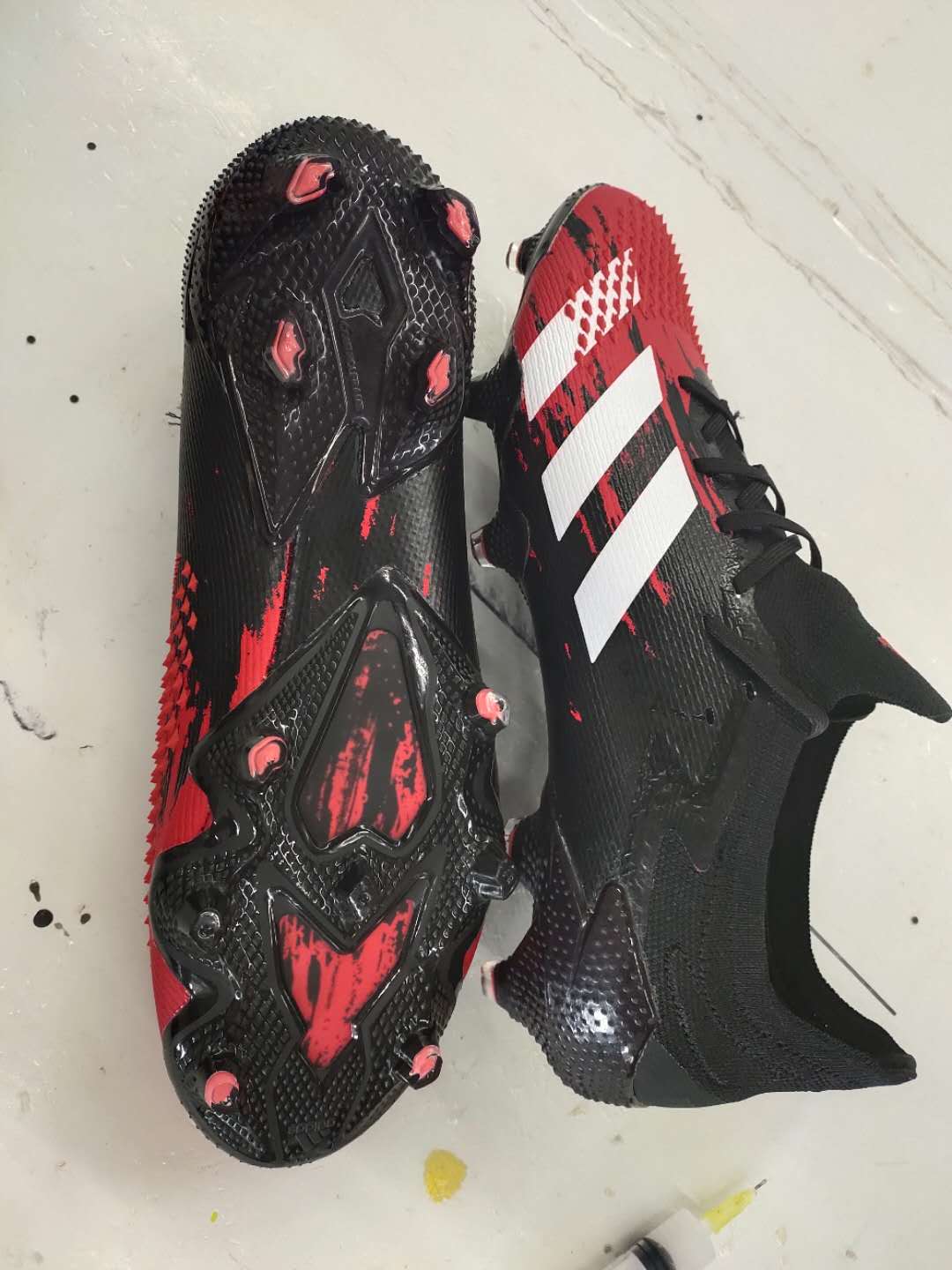 Adidas PREDATOR MUTATOR 20.1 L FG Firm Ground 'Black Red' EF2206 | Pro-Level Soccer Cleats