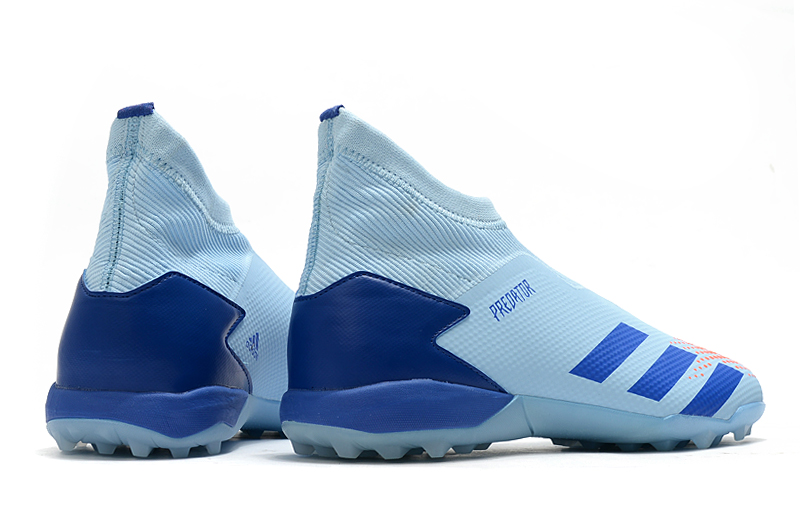 Adidas Predator 20.3 Laceless TF Blue Orange - Top-Performing Turf Football Shoes