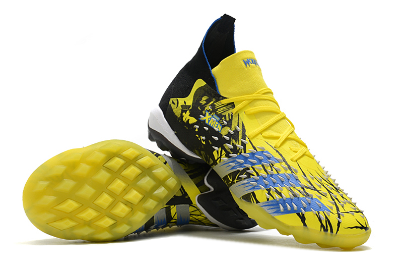 Adidas Predator Freak.1 TF Soccer Cleats - Bright Yellow/Silver/Black