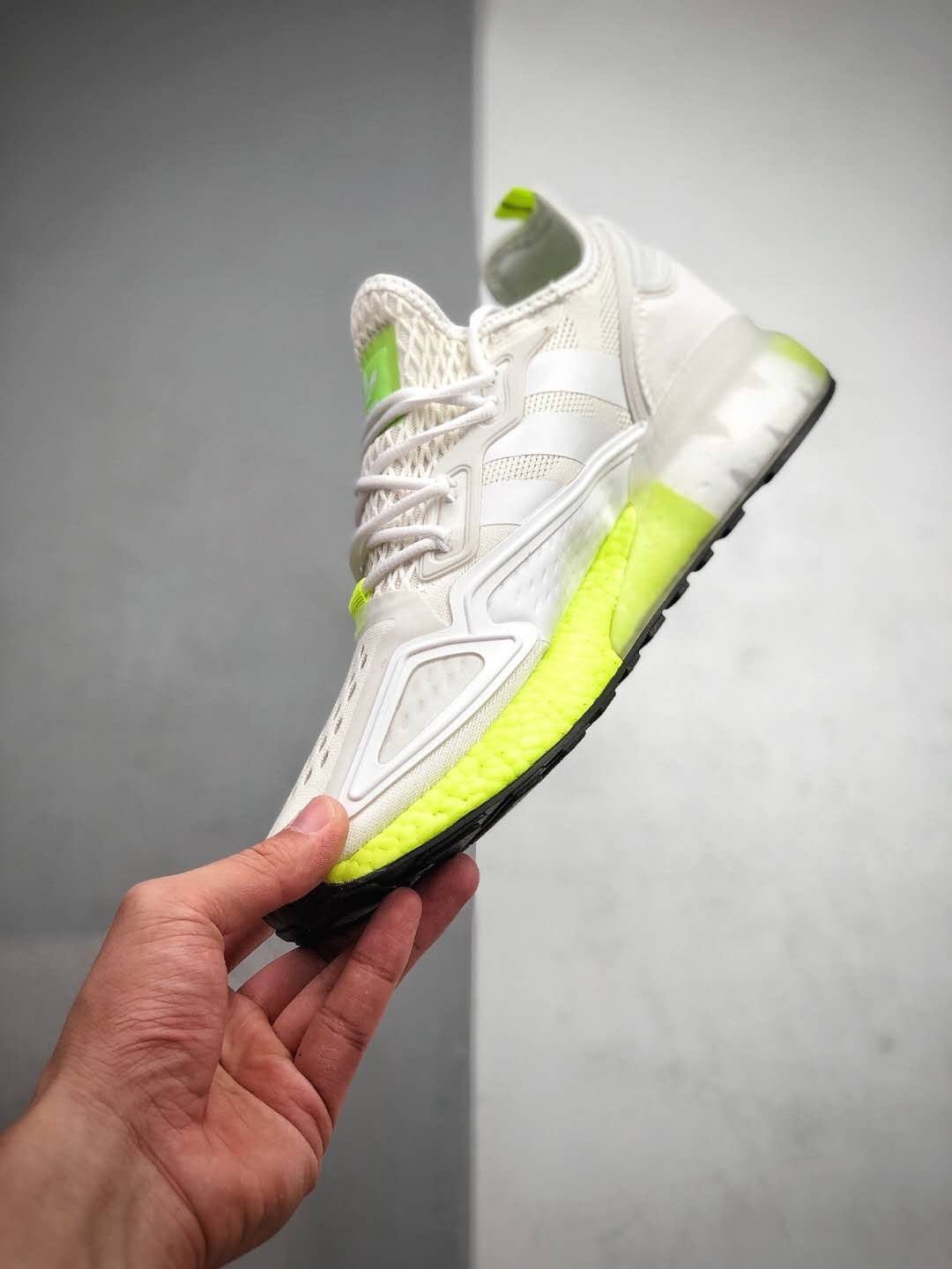 Adidas ZX 2K Boost White Solar Yellow FW0480 - Stylish and Comfortable Sneakers
