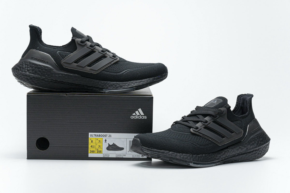 Adidas UltraBoost 21 Triple Black FY0306 - Premium Performance Footwear