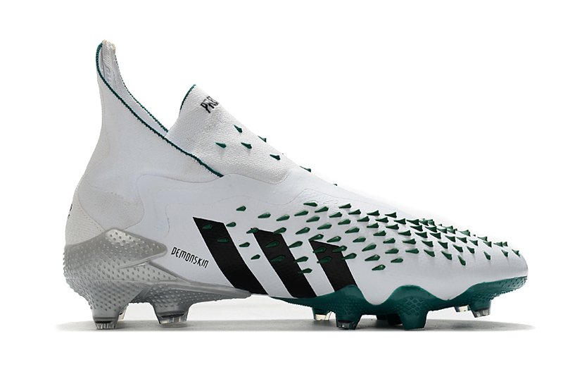 Adidas Predator Freak+ EQT FG 'Demonskin - White Sub Green' GX0224 | Performance Soccer Cleats