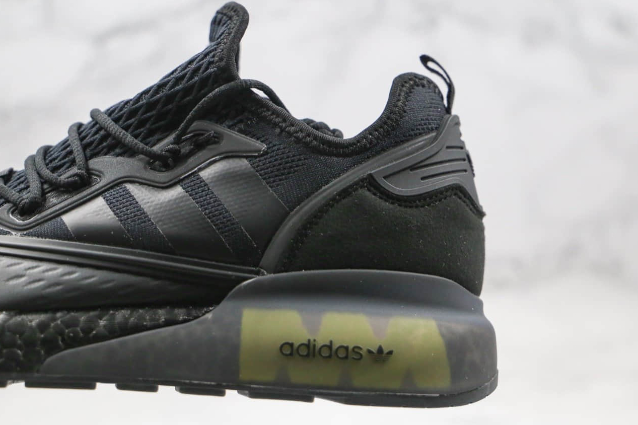 Adidas Originals ZX 2K Boost Black Solar Yellow FV8453 - Stylish Footwear for Men