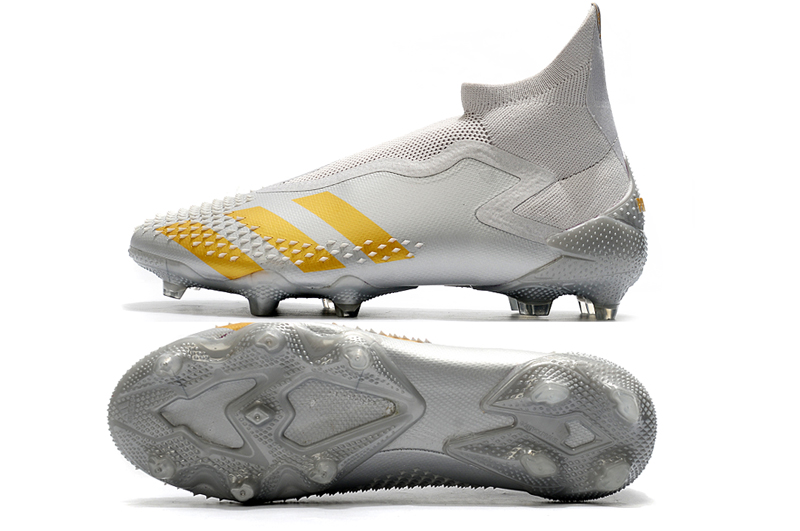 Adidas Predator Mutator 20+ - Yellow White Soccer Cleats | Enhanced Precision and Control