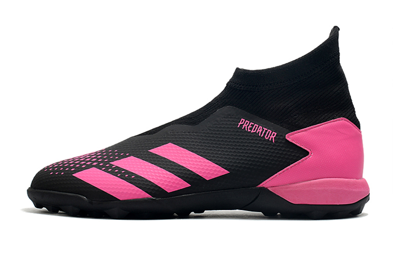 Adidas Predator 20.3 Laceless TF Black Pink - Ultimate Performance for Turf