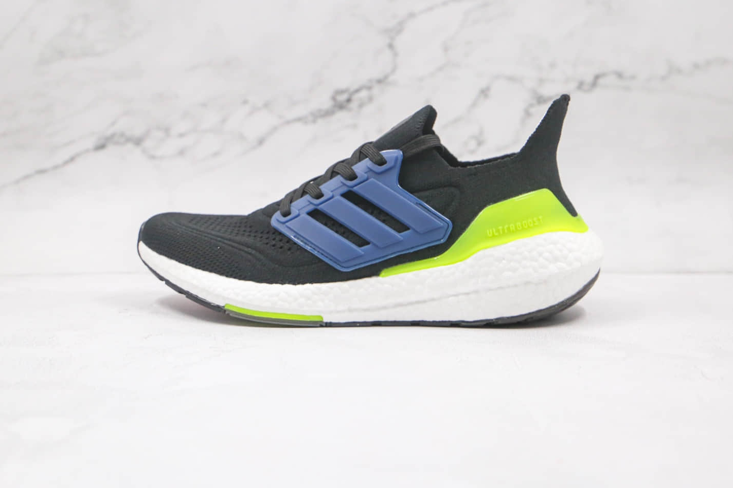 Adidas Ultra Boost 2021 Core Black Green Cloud White - FY0568
