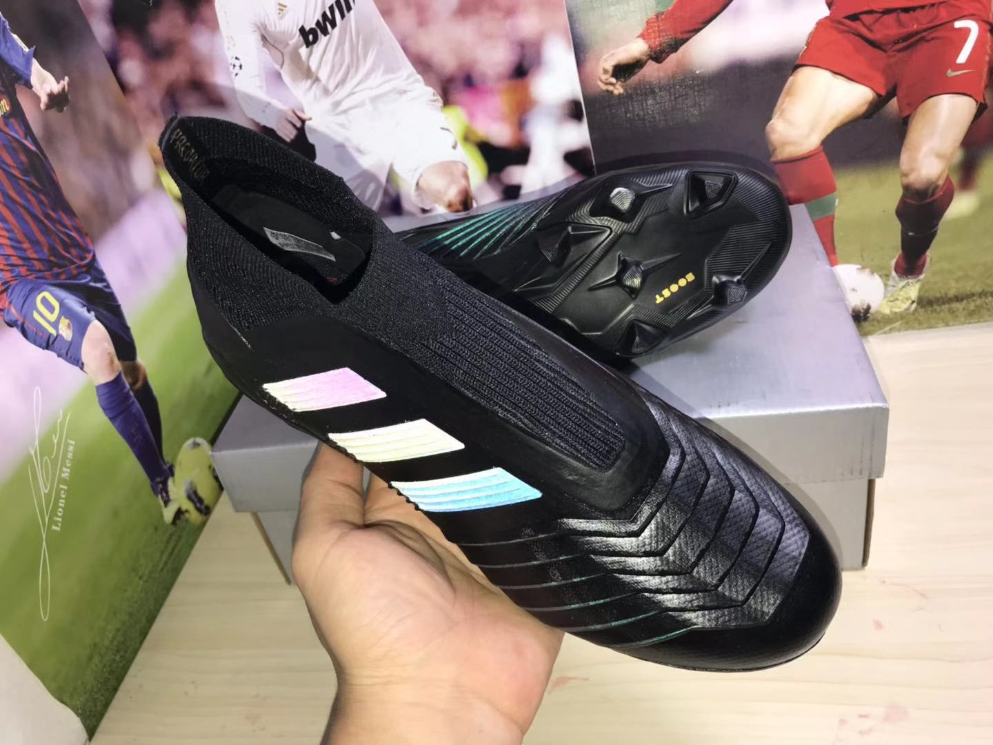 Adidas Predator 19+ FG Triple Black - Sleek and Powerful Football Cleats