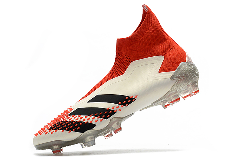 Adidas Predator Mutator 20 FG High Win-Red Beige Black Cleats - Ultimate Performance for Soccer Players