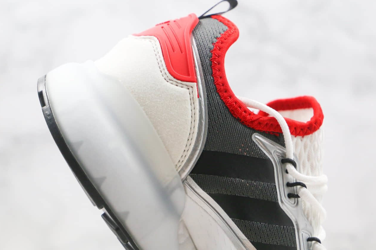 Adidas ZX 2K Boost J Mars Exploration - White/Gray/Red FX8774