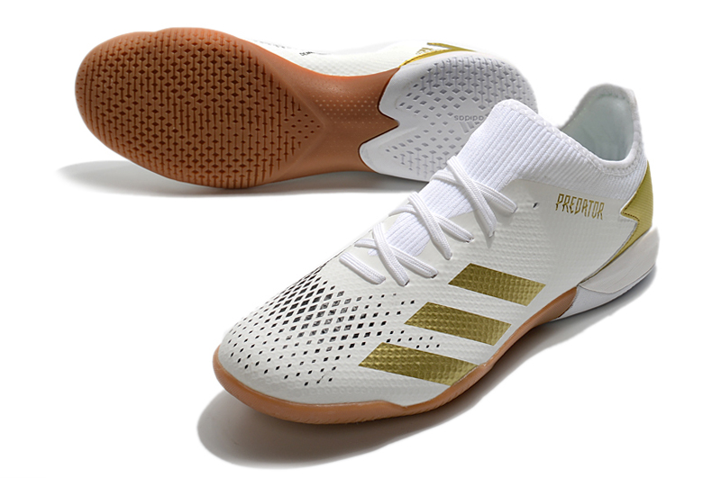 Adidas Predator 20.3 L IC White Gold - Elite Indoor Soccer Shoes