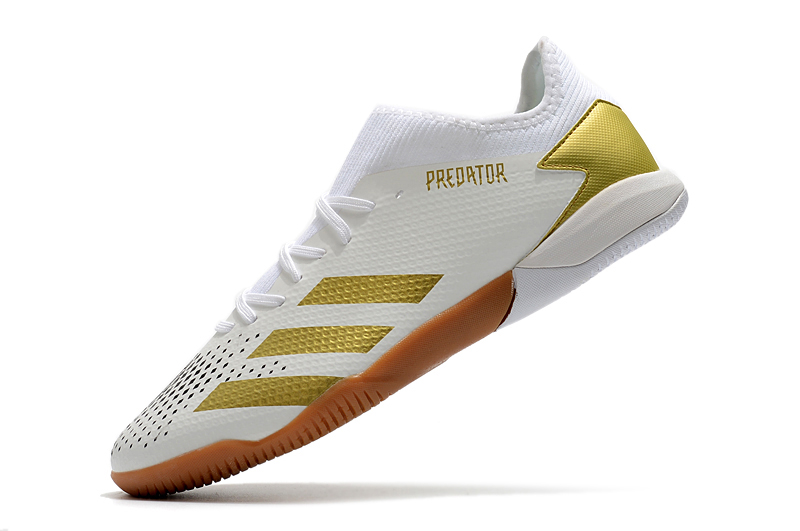 Adidas Predator 20.3 L IC White Gold - Elite Indoor Soccer Shoes