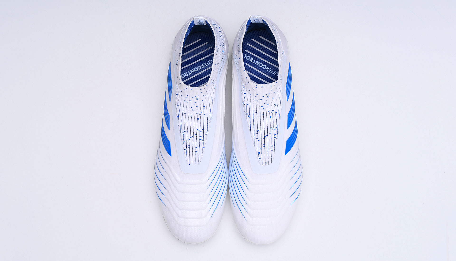 Adidas Predator 19+ FG White Bold Blue - Premium Football Boot