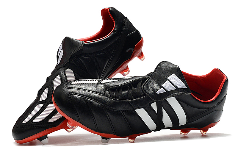 Adidas Predator Mania FG Black Red White | High-Performance Football Boots