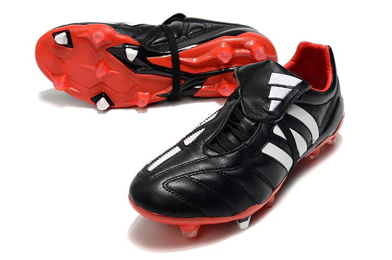 Adidas Predator Mania FG Black Red White | High-Performance Football Boots