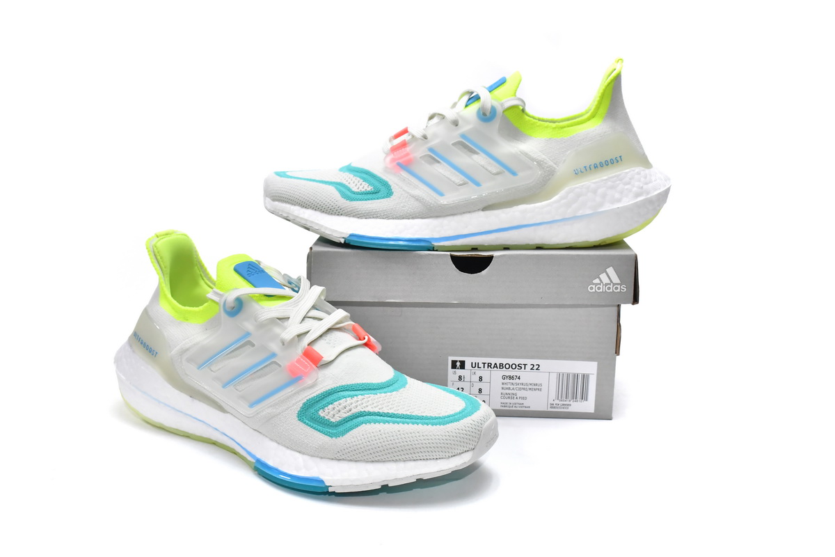 Adidas Ultra Boost 22 Sky Mint Rush GY8674 - Latest Comfort and Style