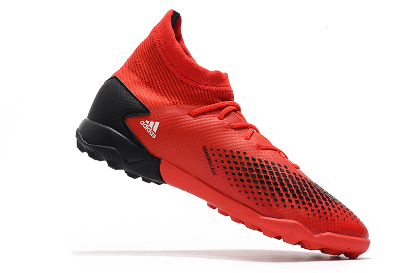 Adidas Predator 20.3 Laceless TF - Active Red Black Soccer Shoes