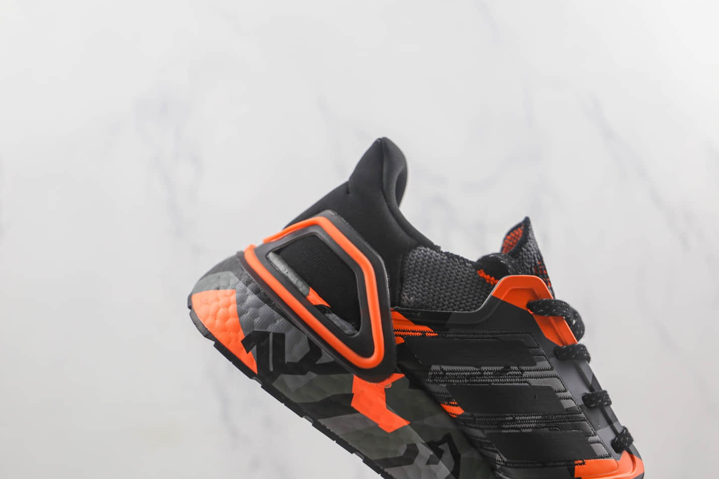 Adidas UltraBoost 20 'Geometric Pack - Black Signal Orange' FV8330