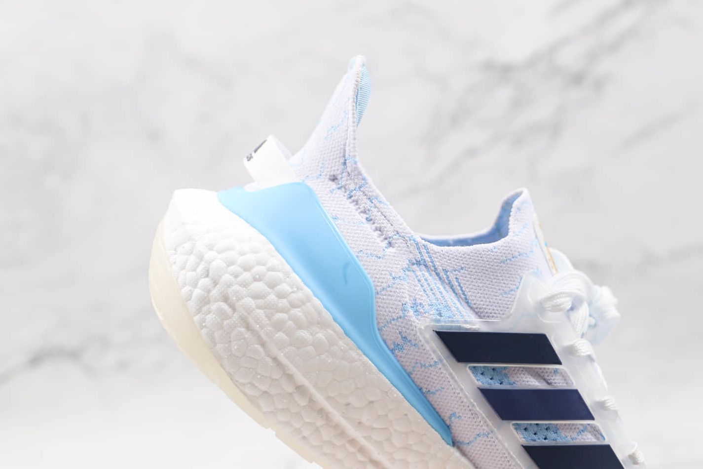 Adidas Ultra Boost 21 White Clear Blue GZ7120 - Latest Release!