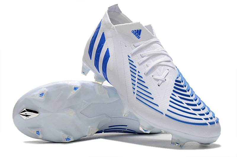 Adidas Predator Edge+ FG 'White Hi-Res Blue' GV7375 - Shop Now!